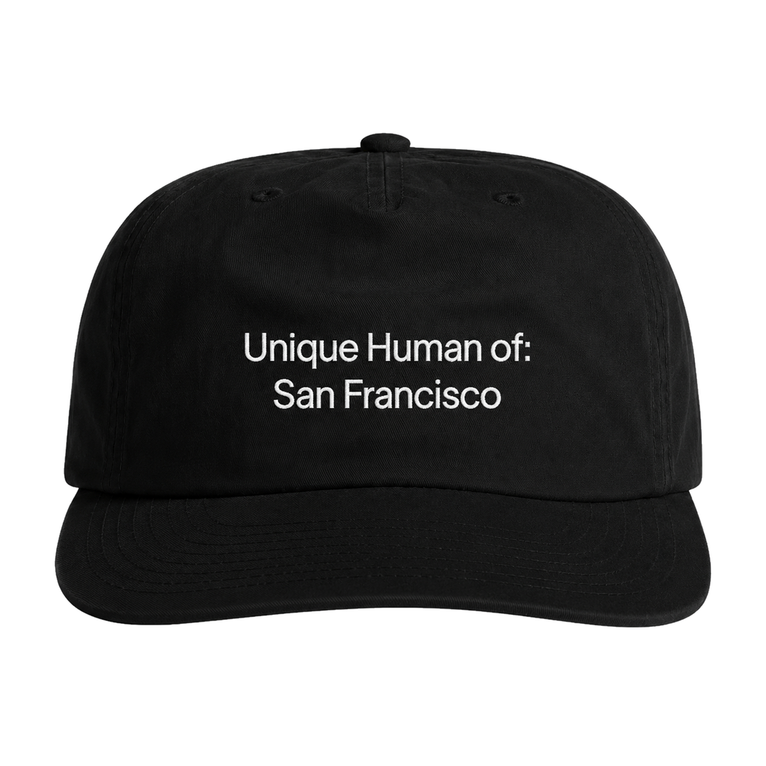Unique Human of SF Hat - Black