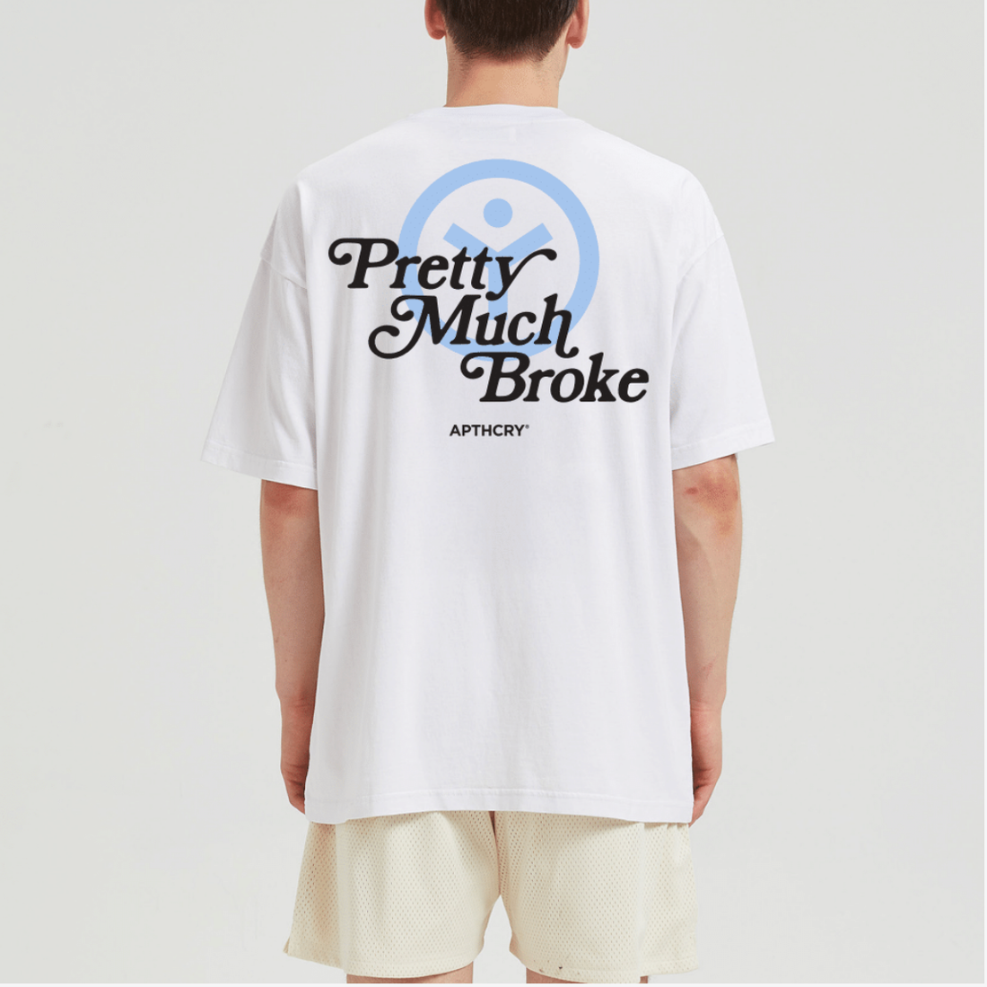 Pretty Much Broke® WORLD Tee - White